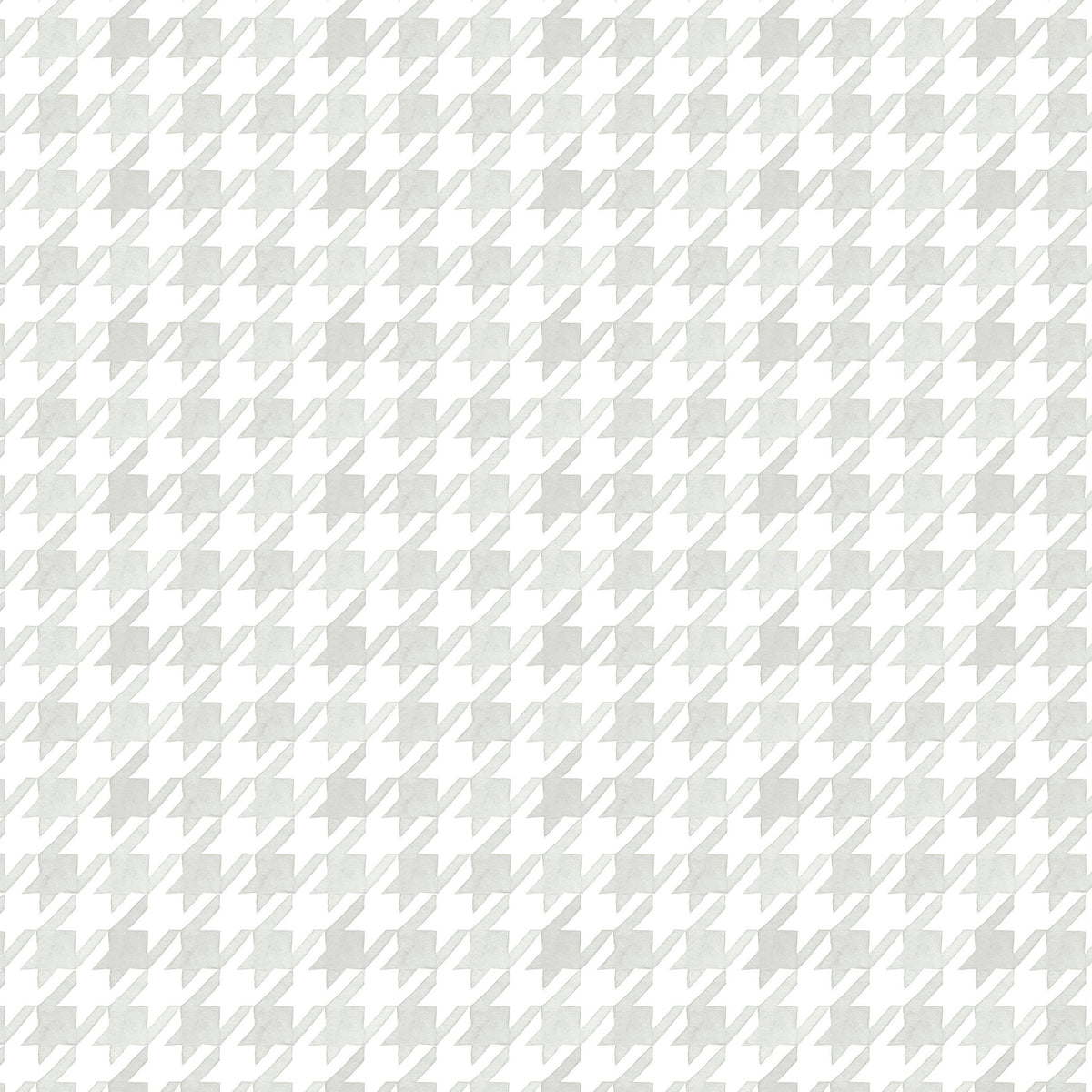 Pied de Poule Watercolor Wallpaper – gray