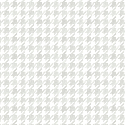 Pied de Poule Watercolor Wallpaper – gray