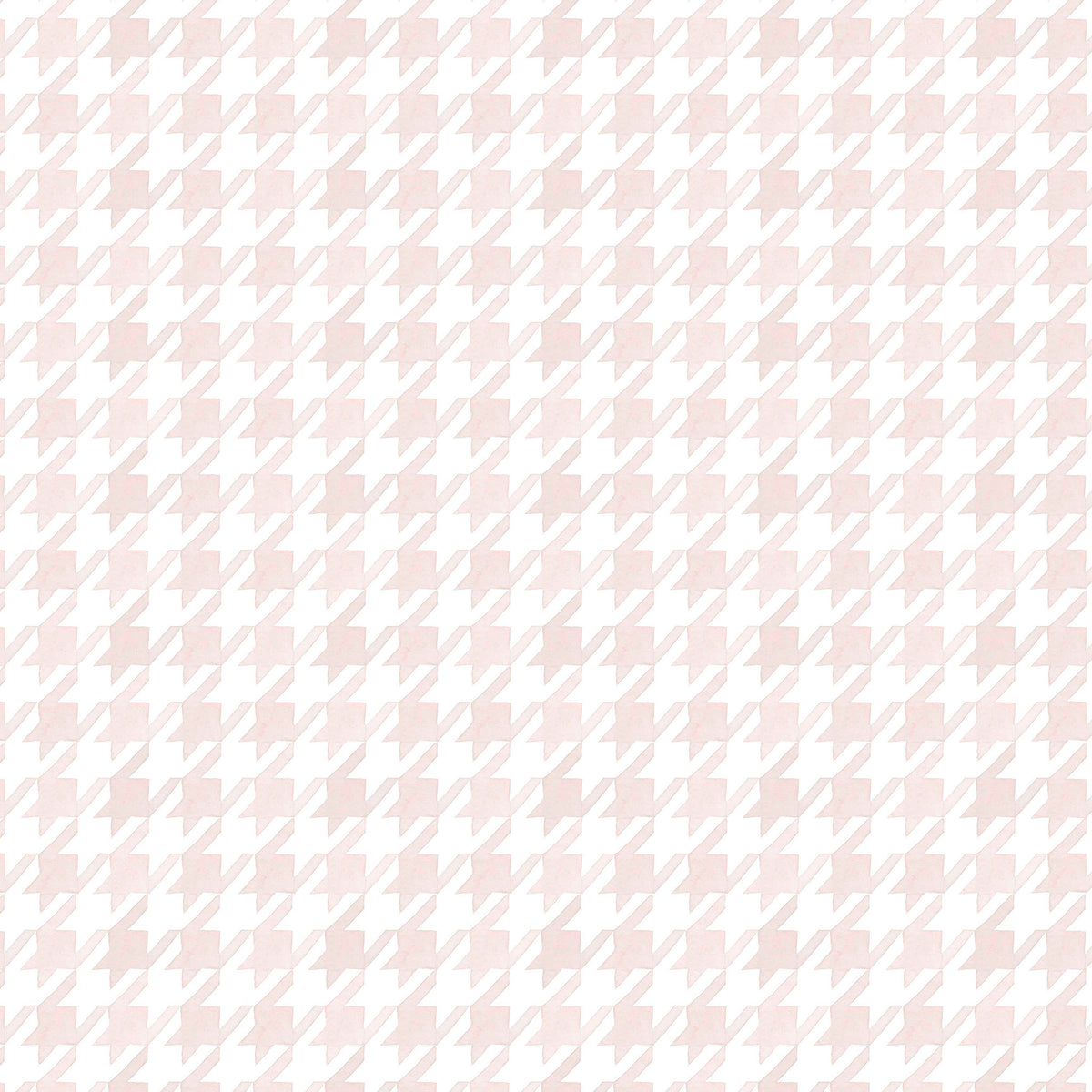 Pied de Poule Watercolor Wallpaper – pink