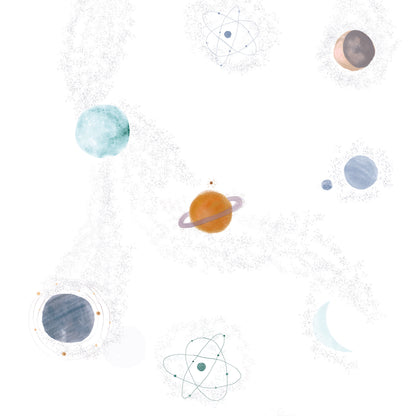 Papel de Parede Planetas – cor colorido