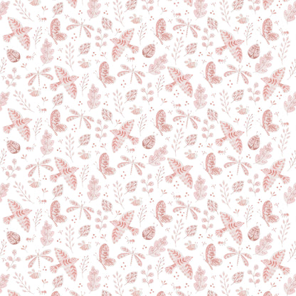 Porcelain Insects Wallpaper – pink