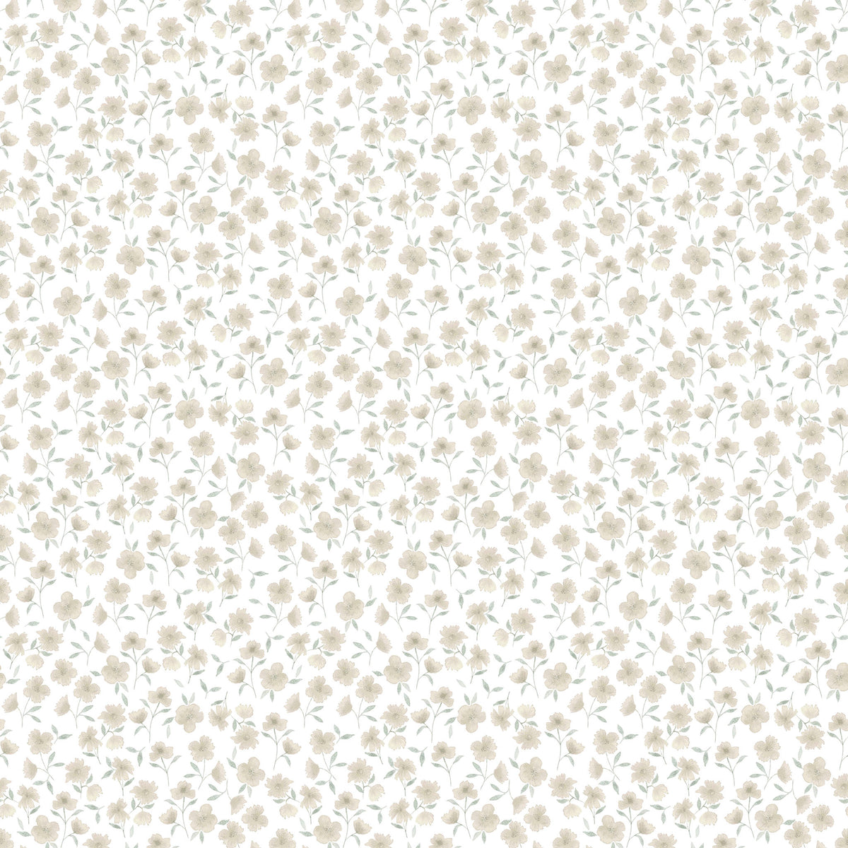 Little Spring Wallpaper – beige