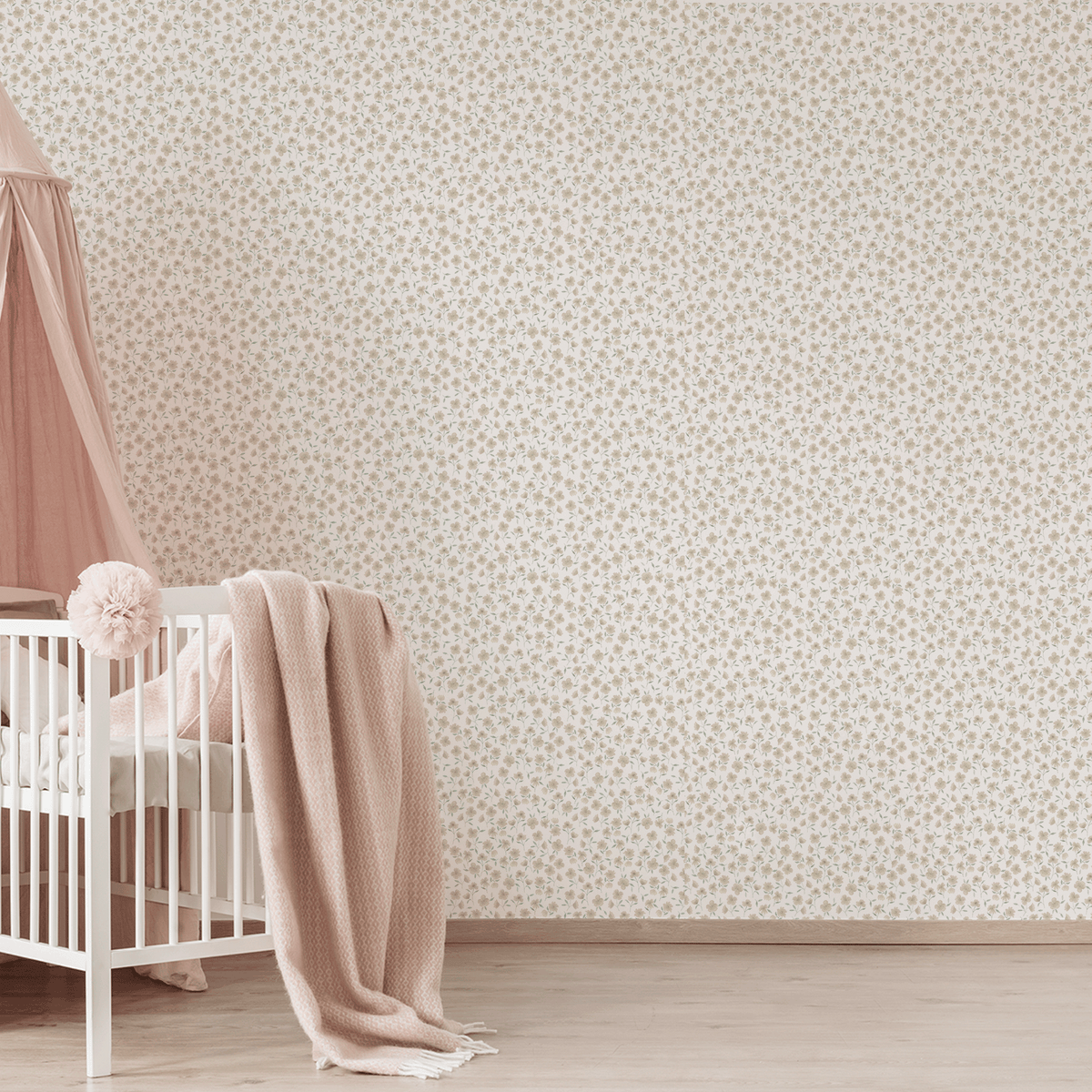 Little Spring Wallpaper – beige