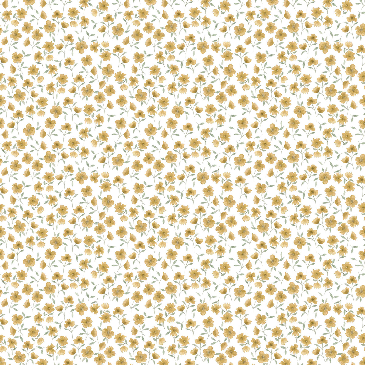 Little Spring Wallpaper – mustard