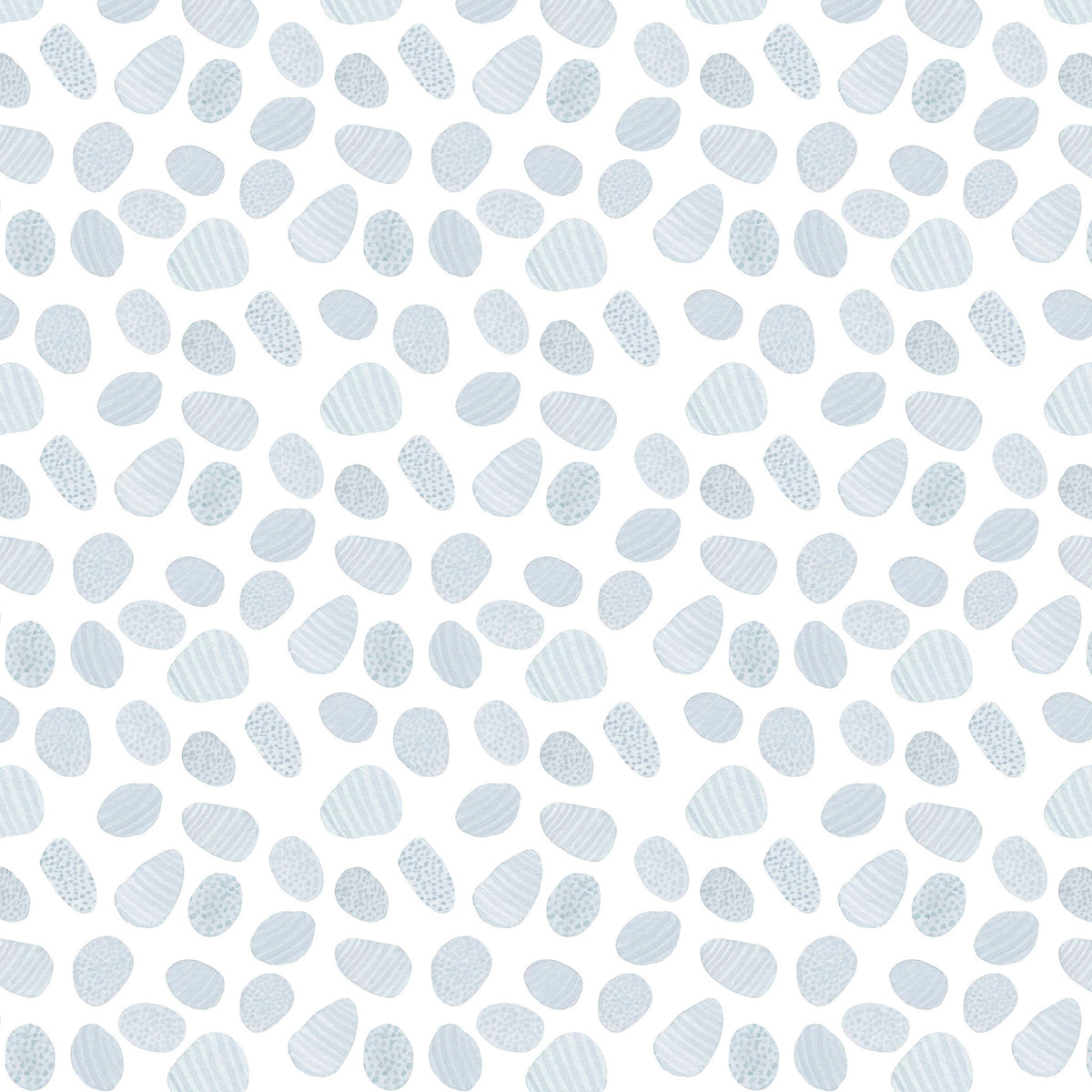 Pebbles Wallpaper – blue