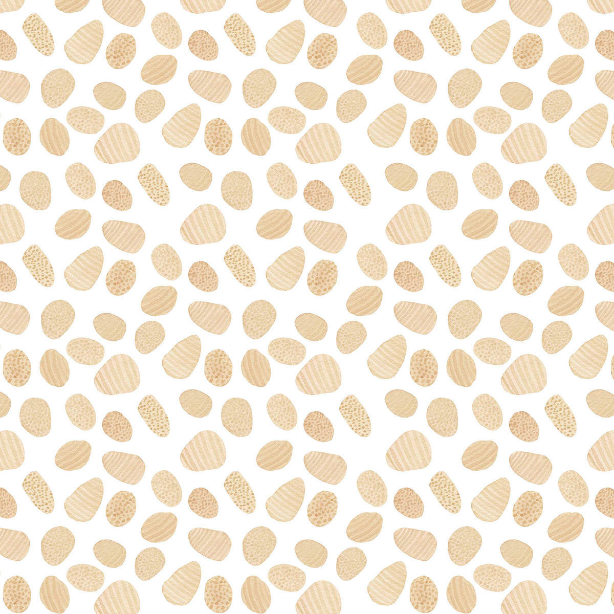 Pebbles Wallpaper – mustard