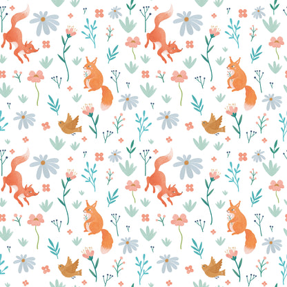 Papel de Parede Sheepy Animais da Floresta – cor colorido