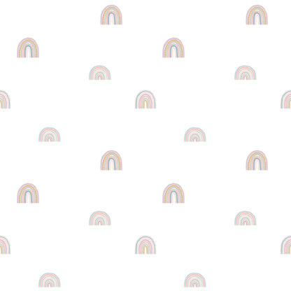 Papel de Parede Sheepy Arco-Íris – cor colorido