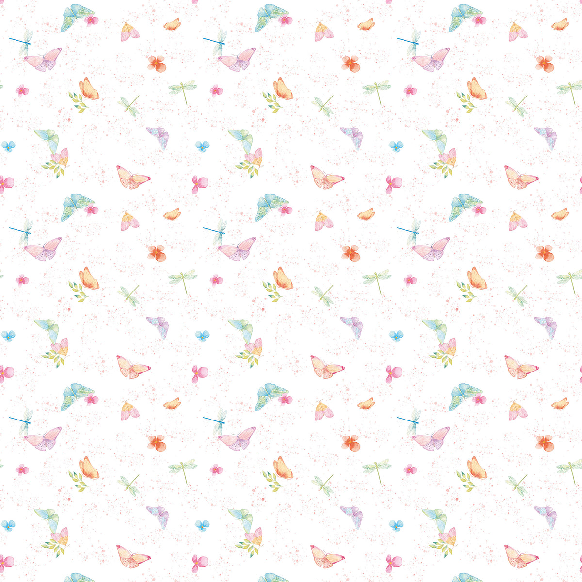 Sheepy Butterflies Wallpaper – colorful