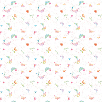 Sheepy Butterflies Wallpaper – colorful
