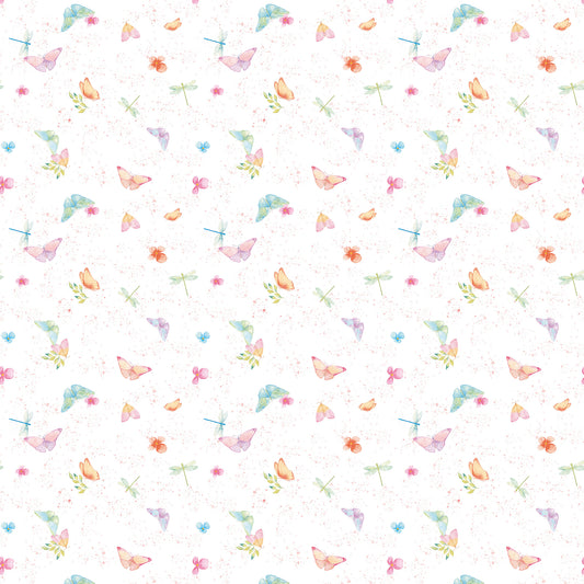 Sheepy Butterflies Wallpaper – colorful