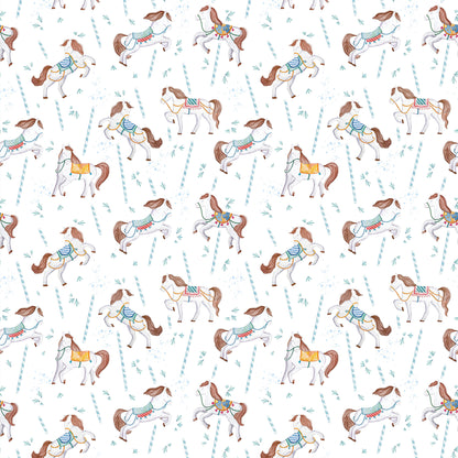 Sheepy Carousel Wallpaper – colorful
