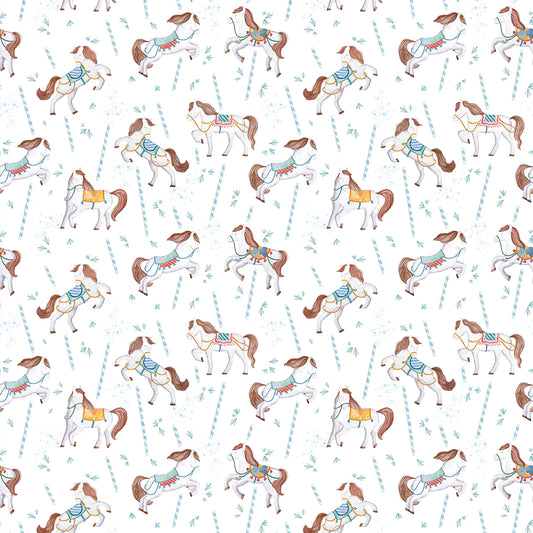 Sheepy Carousel Wallpaper – colorful