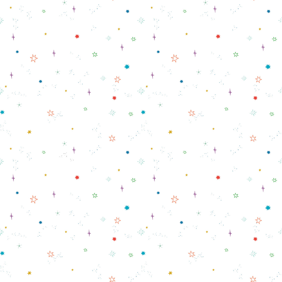 Sheepy Little Stars Wallpaper – colorful