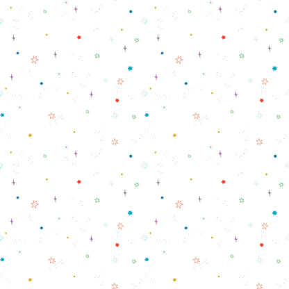 Sheepy Little Stars Wallpaper – colorful