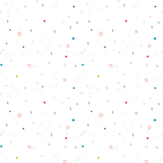 Sheepy Little Stars Wallpaper – colorful