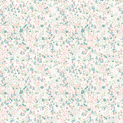 Sheepy Flora Wallpaper – colorful
