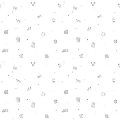 Papel de Parede Sheepy Futebol – cor preto