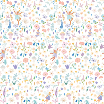 Sheepy Fairy Garden Wallpaper – colorful