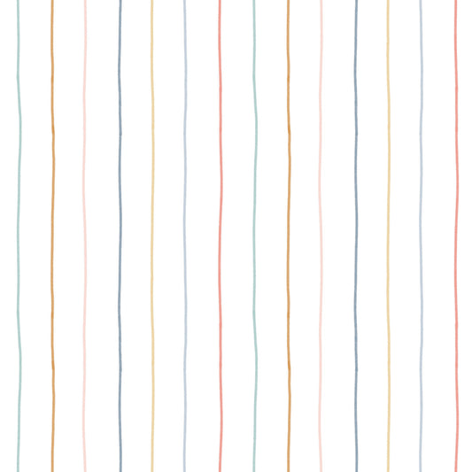 Sheepy Stripes Wallpaper – colorful