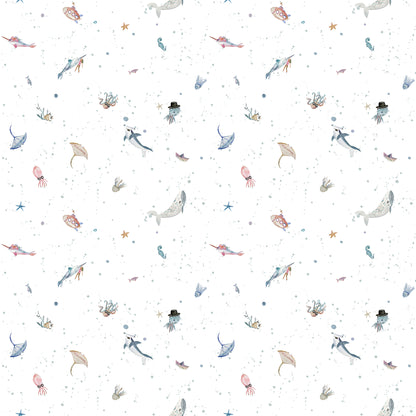 Sheepy Ocean Wallpaper – colorful