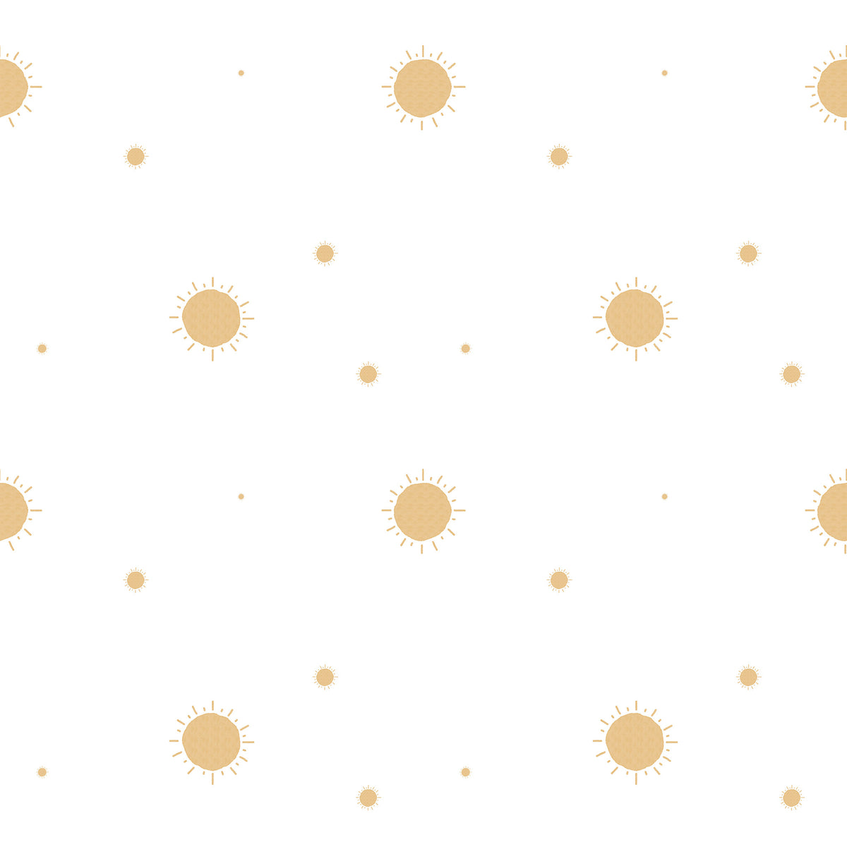 Papel de Parede Sheepy Sol – cor amarelo