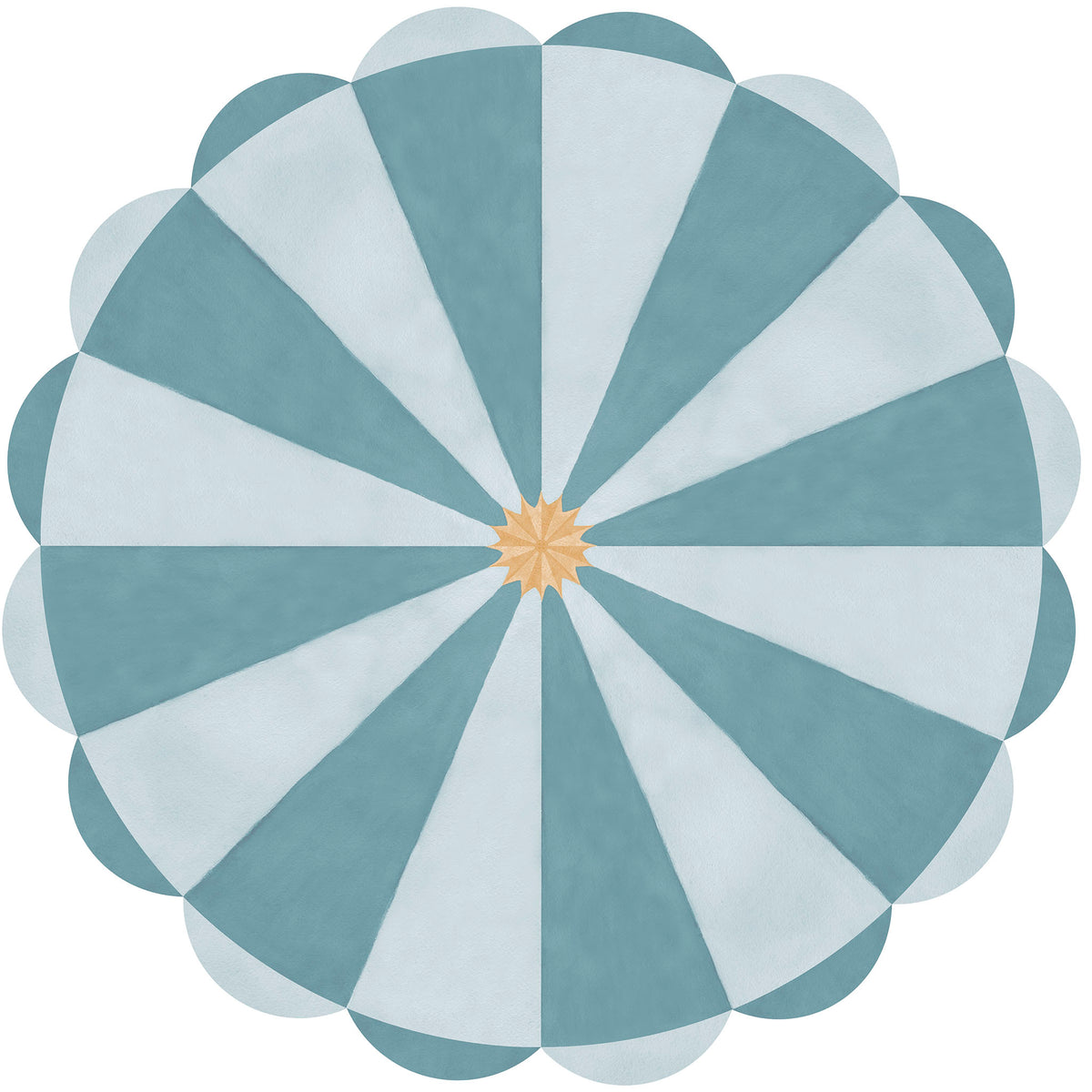Circus Ceiling Mural – blue