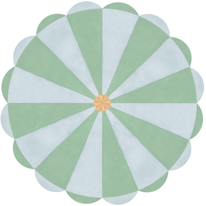 Circus Ceiling Mural – green