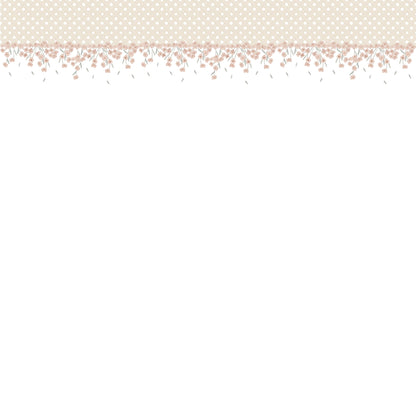 Edinburgh Trellis Ceiling Border Wallpaper – beige and pink