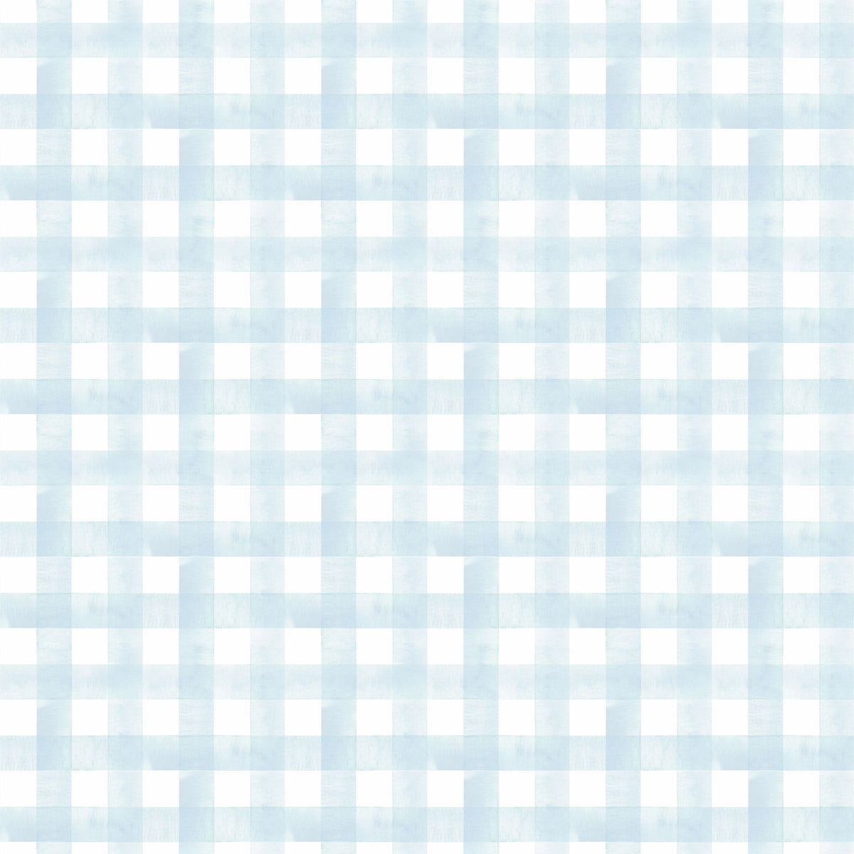 Watercolor Vichy Wallpaper – light blue