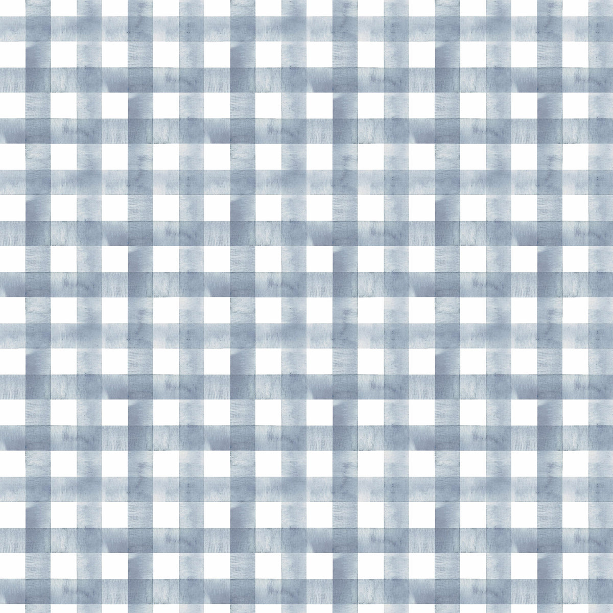 Watercolor Vichy Wallpaper – navy blue