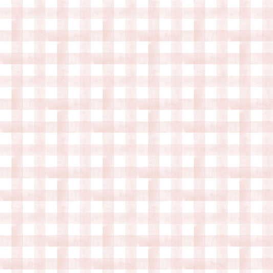 Watercolor Vichy Wallpaper – pink