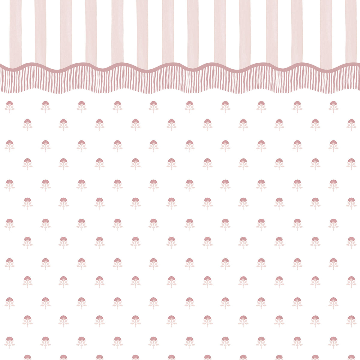 Victorian Mini Paris Wallpaper – pink