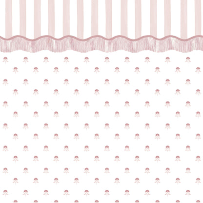 Victorian Mini Paris Wallpaper – pink
