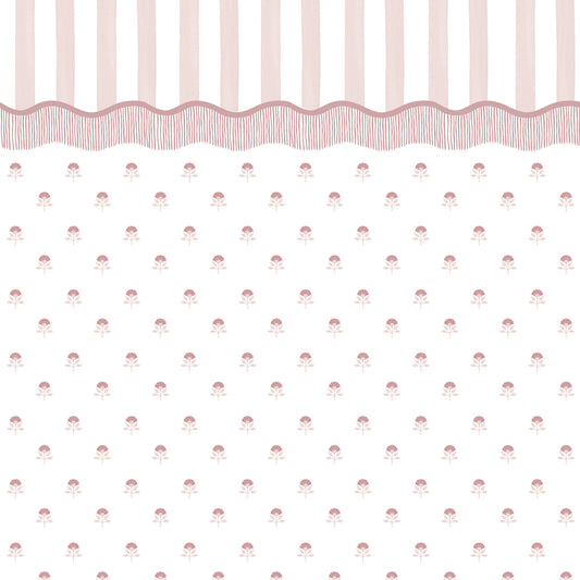 Victorian Mini Paris Wallpaper – pink