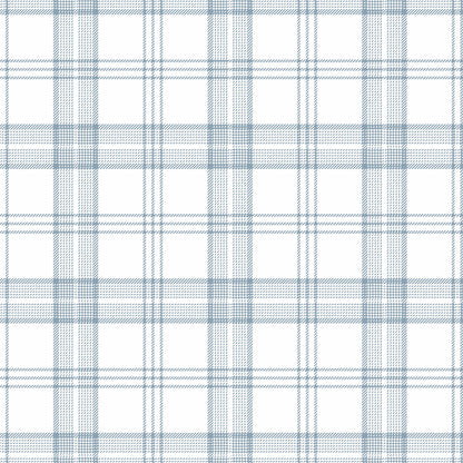 Papel de Parede Xadrez Classic – cor azul claro