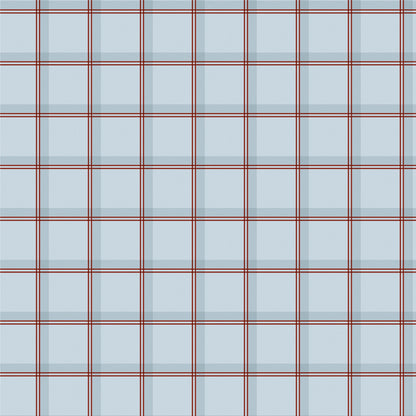 Double Check Wallpaper – light blue