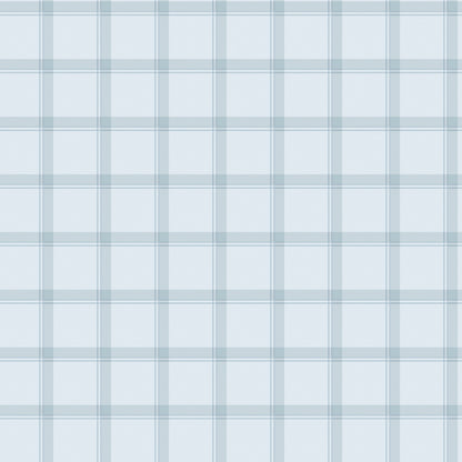 Double Check Pastel Wallpaper – blue