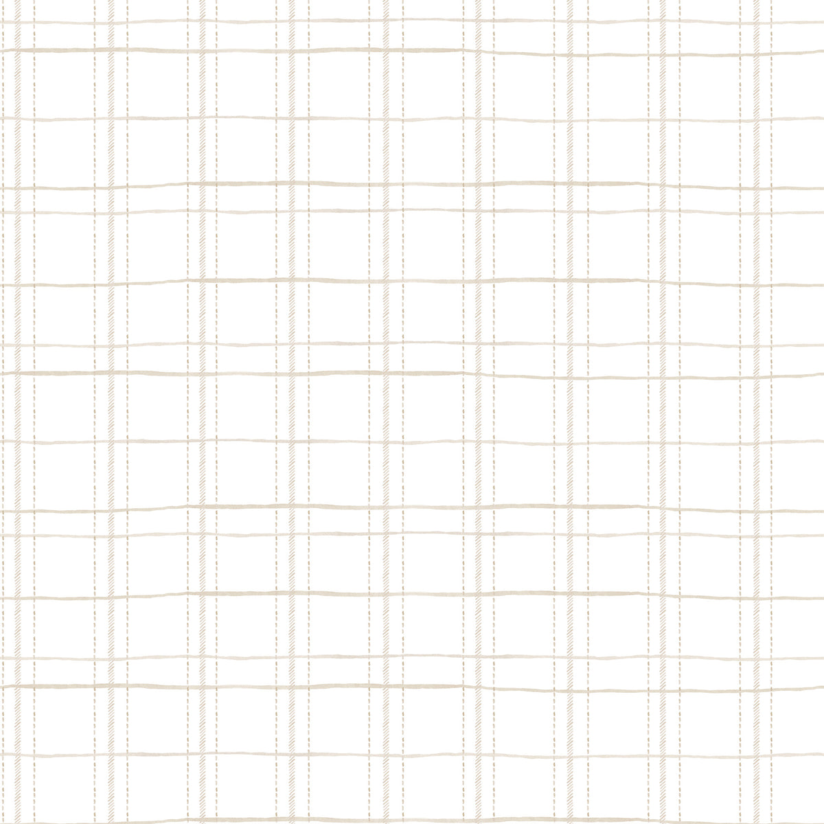 Irregular Dots Checkered Wallpaper – beige