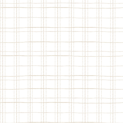 Irregular Dots Checkered Wallpaper – beige