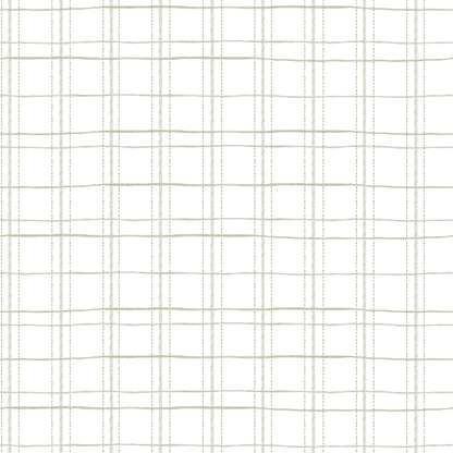 Irregular Dots Checkered Wallpaper – green