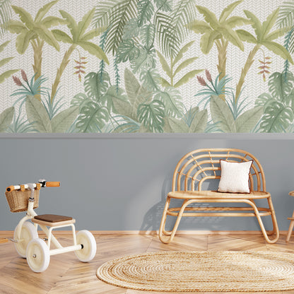Jungle Mural – half wall