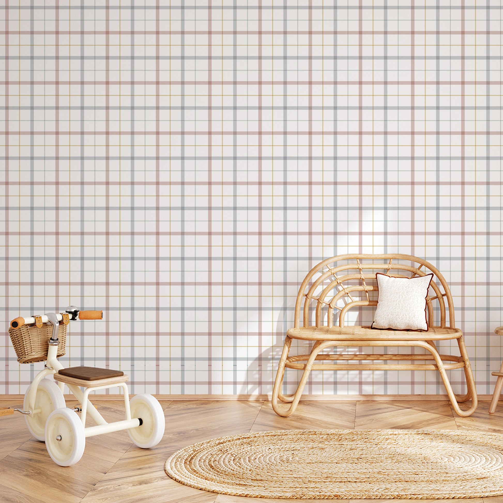 Papel de Parede Xadrez Color